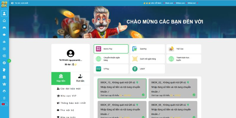 99OK aynrand.in ⭐️ Trang Chủ 99OK.COM Giải Trí Chính Thức 2026 31 Quy trình nạp tiền